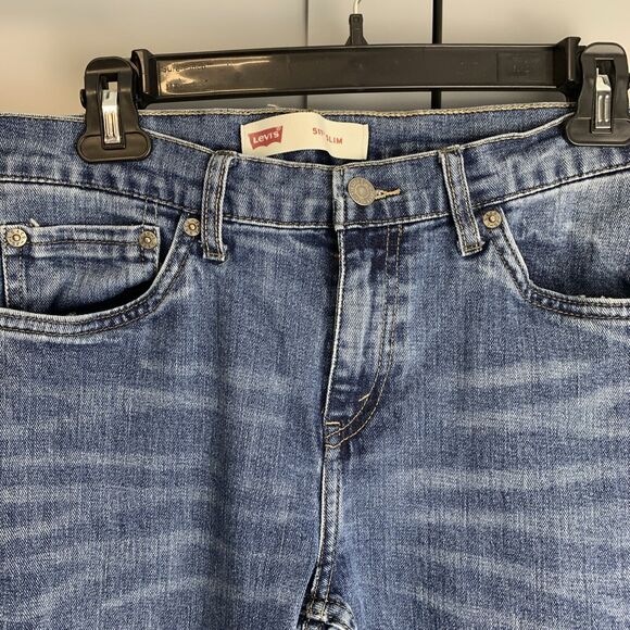 Levi's Men's Slim Jeans - Light Blue - Picture 2 of 5